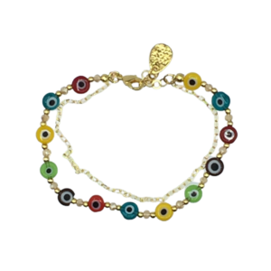 pulsera de ojos mulitcolor