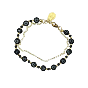 pulsera ojos negros