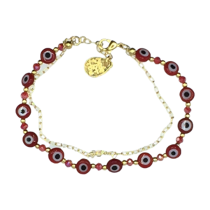 pulsera con ojos rojos