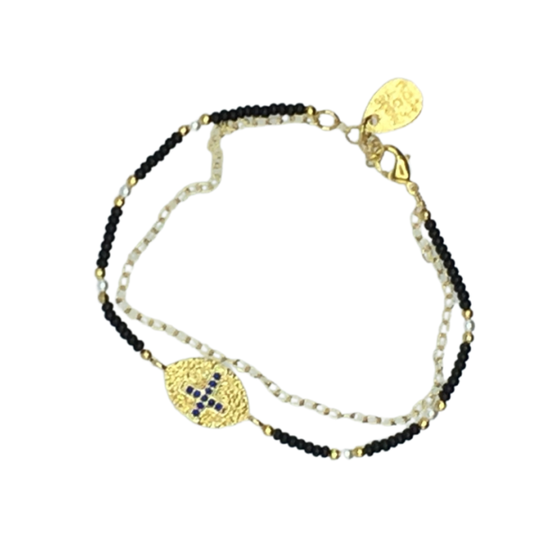 pulsera de cruz