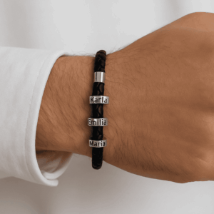 Pulsera Piel con Nombre