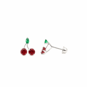 JE - Aretes de Bebé Plata